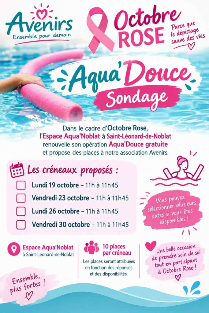 Aqua'Douce-sondage